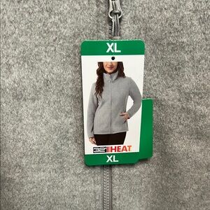 32 Degrees Women's Gray Full-Zip Jacket